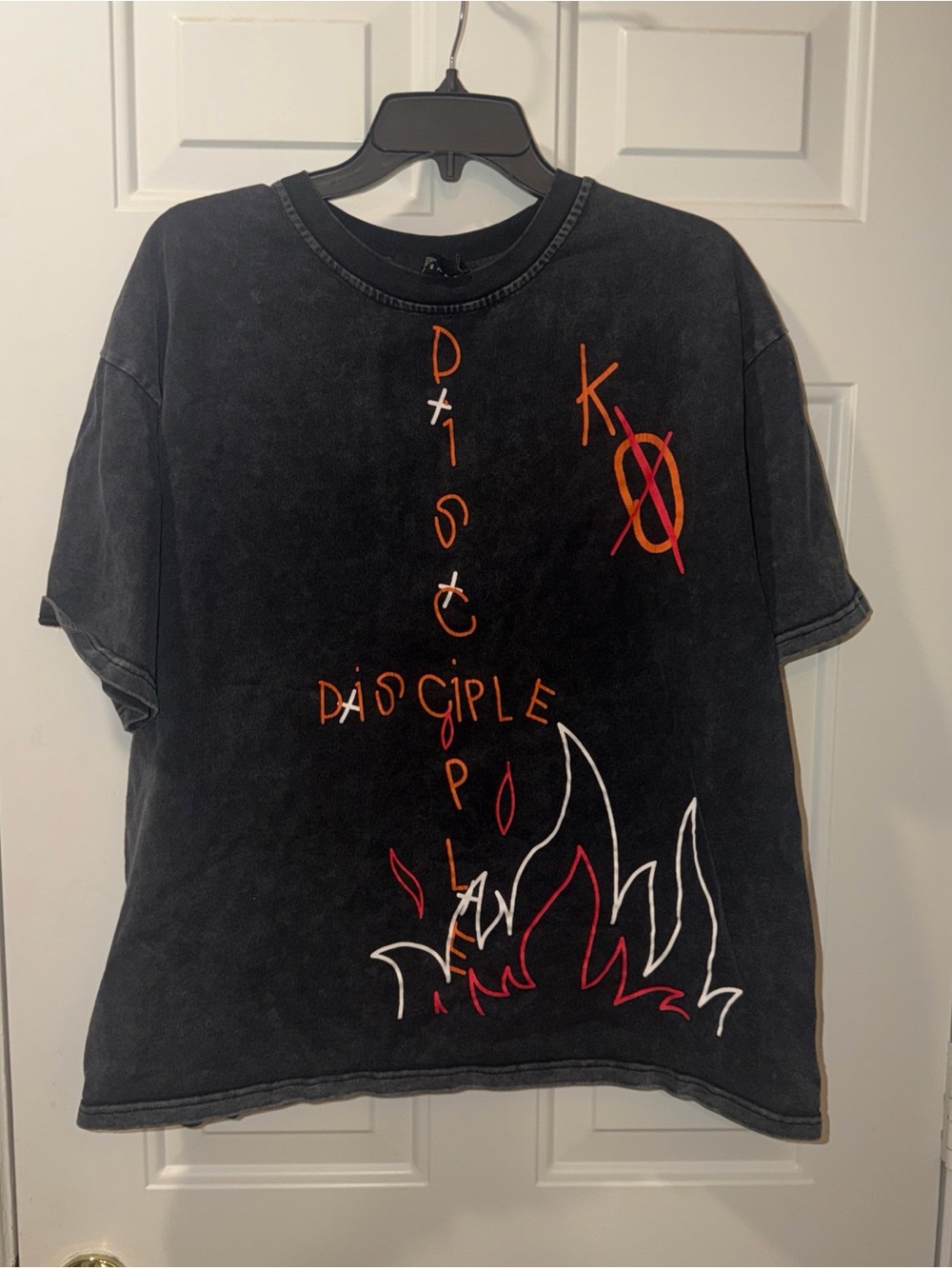 Disciple Mens Knock Out Black Shirt Size Small